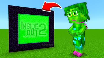 How To Make A Portal To The DISGUST INSIDE OUT 2 Dimension in Minecraft PE