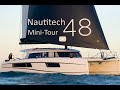 Nautitech 48 open quick tour  sailing catamaran