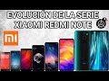 EVOLUCIÓN DE LA SERIE *REDMI NOTE*  *Los mejores en la gama media*