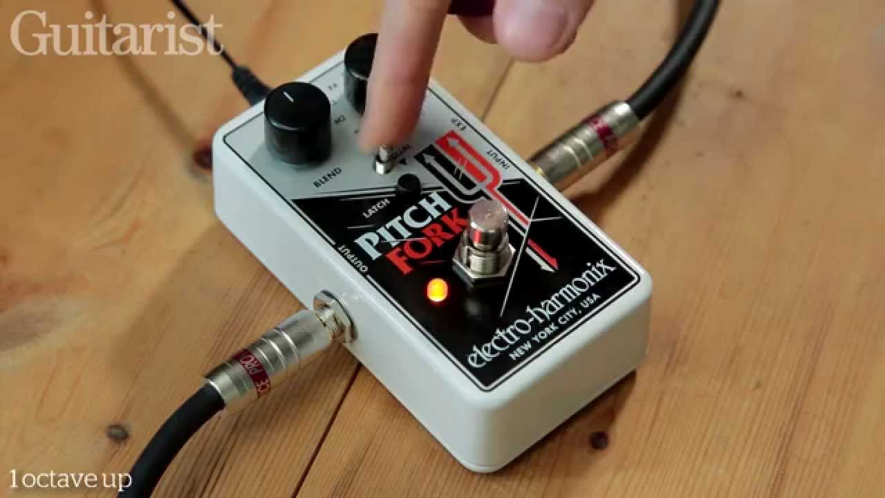 ElectroHarmonix Pitch Fork effects pedal review demo YouTube