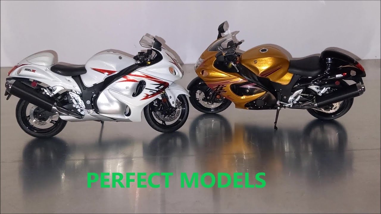 SUZUKI HAYABUSA GSX1300R SCALE 1:12 WIT`S - YouTube