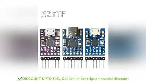 ✔️CJMCU CP2102 Type-C MICRO USB To UART TTL Module 6Pin Serial Converter UART STC Replace FT232