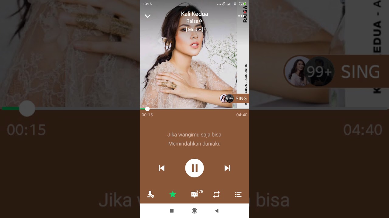 Kali kedua - raisa - YouTube