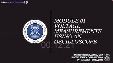 Module 01 Voltage Measurements Using an Oscilloscope  ( Part 3 )