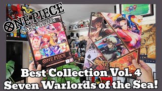 One Piece Card Game - Best Selection Vol. 4 & Seven Warlords of the Sea Binder Set Opening!