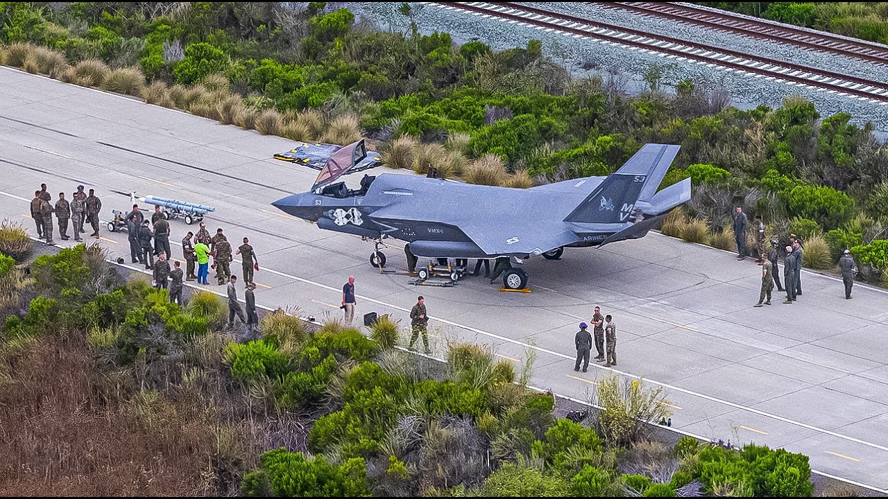 U.S. Tests Landing, Rearming, and Refueling Its Advanced F-35 Jets on Risky Highways