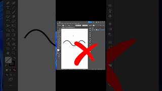 How to draw waves in #adobeillustrator 🤔🤔 #simpletricks