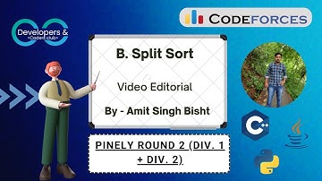 B. Split Sort || Pinely Round 2 (Div. 1 + Div. 2) || CodeForces