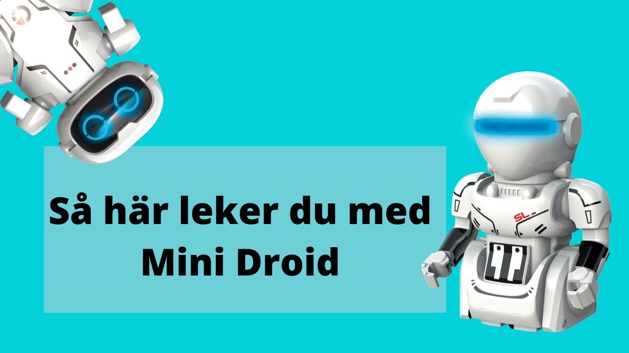 Mini leksaksrobot från Silverlit - Mini Droid den superlilla radiostyrda roboten