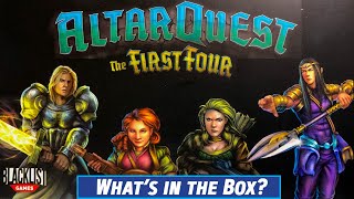 ALTAR QUEST the FIRST FOUR Expansion Unboxing Published by BLACKLIST GAMES