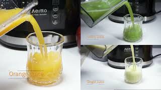 HSJ122/AMR8824 Big Wide 81mm Chute Slow Masticating Juicer I How to installation.