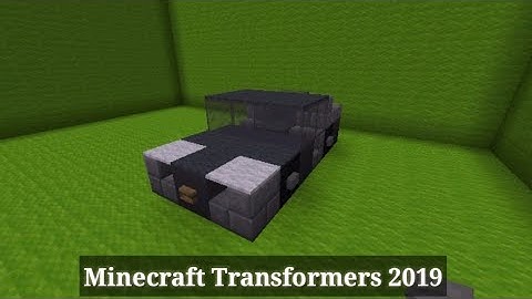 Minecraft Pe How to Build Lockdown Car Transformers 4.
