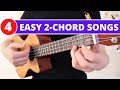 Easy 2 Chord Songs!  Beginner Ukulele Tutorial