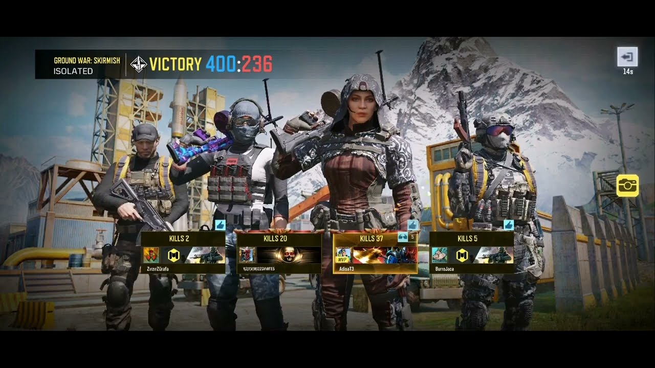 How To Play Like Pro - Codm Ground War Skirmish 37 KILLS By Teammate