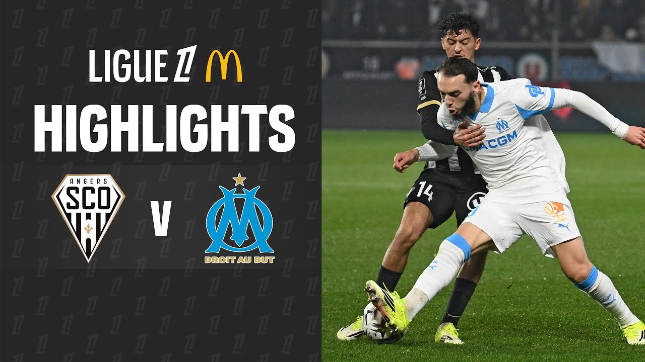 [Highlight] France Ligue 1 : อองเช่ร์ vs โอลิมปิก มาร์กเซย (18-01-69)