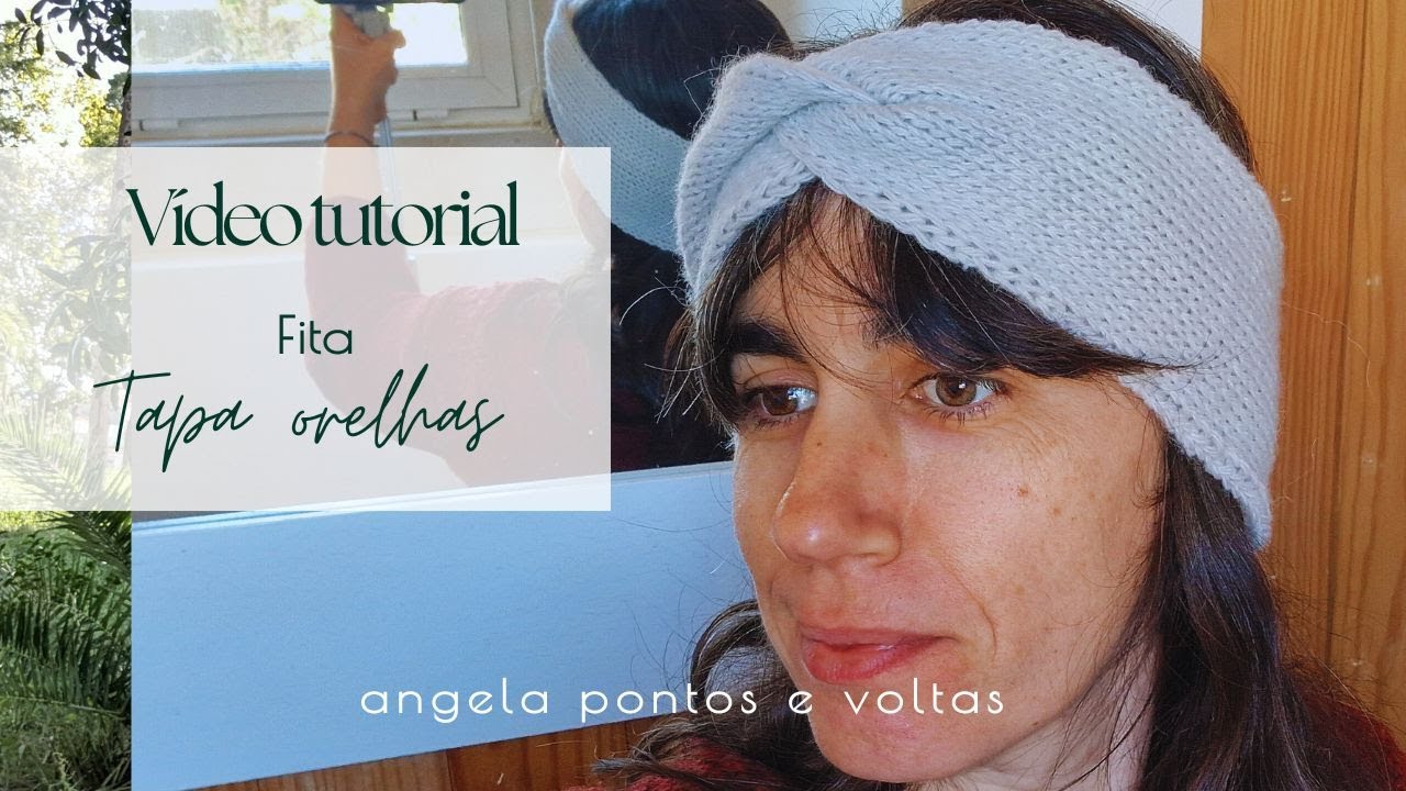 Como fazer uma fita Tapa-orelhas #knitting #knittingpattern  #knittingtutorials #tricotduplo