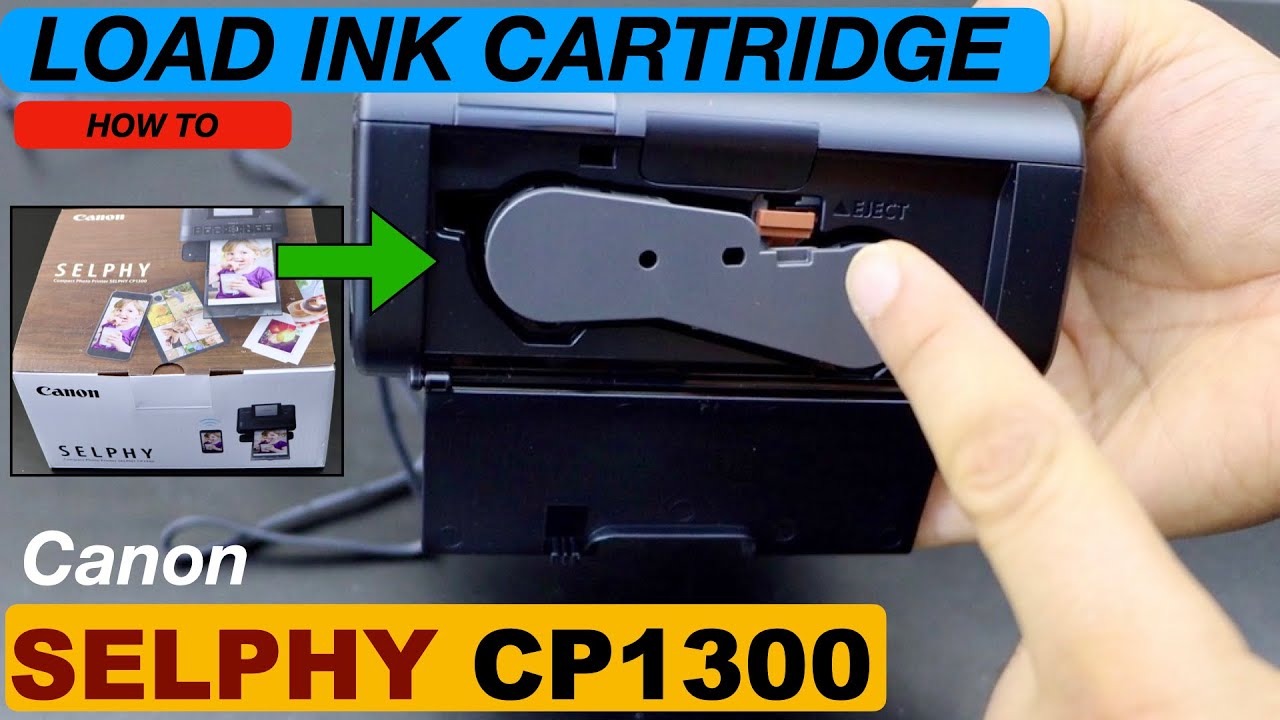 Canon Selphy CP1500: Ink Cartridge Install 