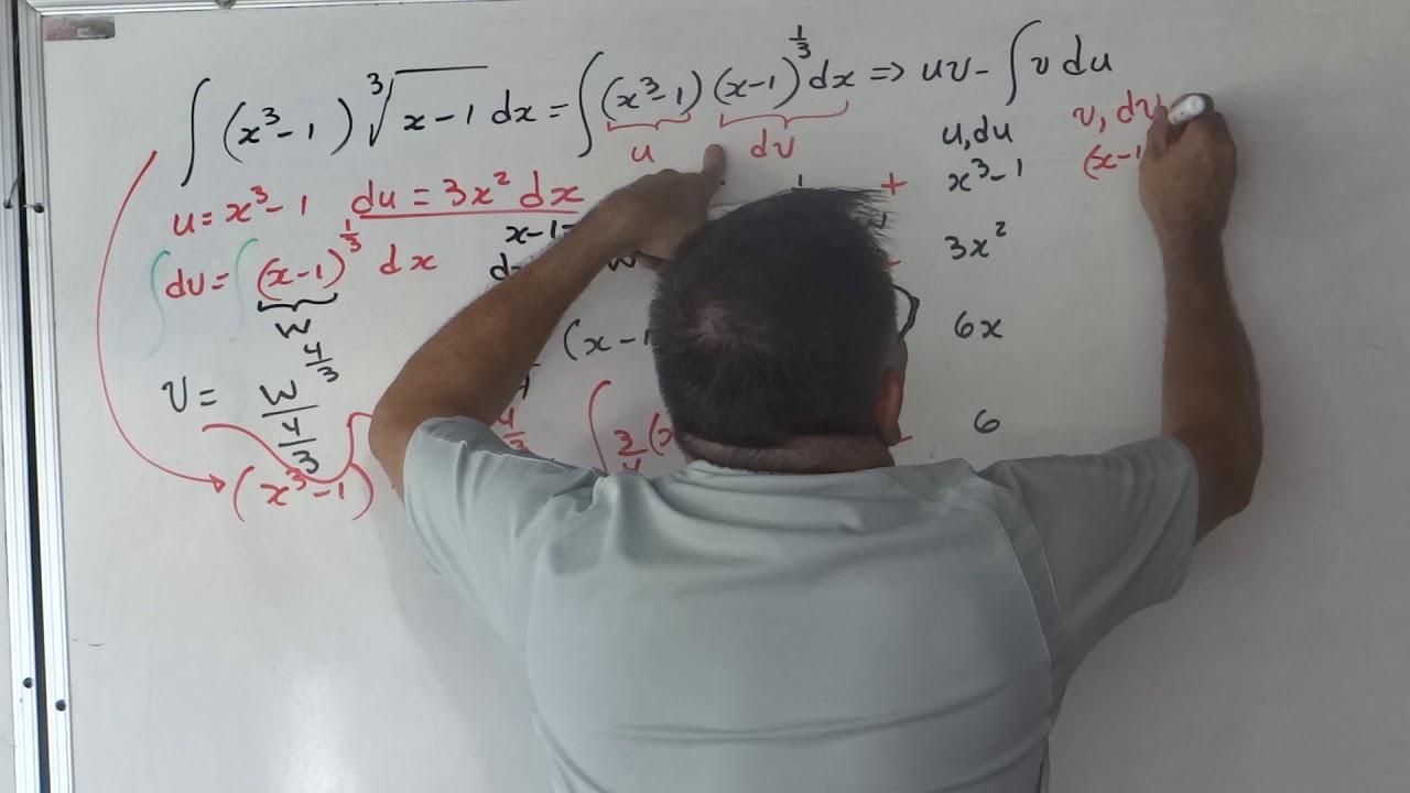 INTEGRACIÓN POR PARTES MÉTODO TABULAR EJ4 leithold 6 edicion pdf
