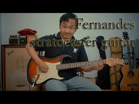 Fernandes Stratocaster Electric Guitar - YouTube