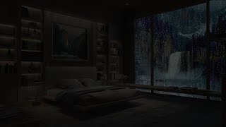 Raindrops on Window with Waterfall View - Calming Sleep Sounds - Sleep Music - Relax Music by Freezing Rain 42 views 1 month ago 3 hours