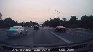 Driving With The Red Sun At I-695 2023-06-15 - 230615 201411 030 Fh
