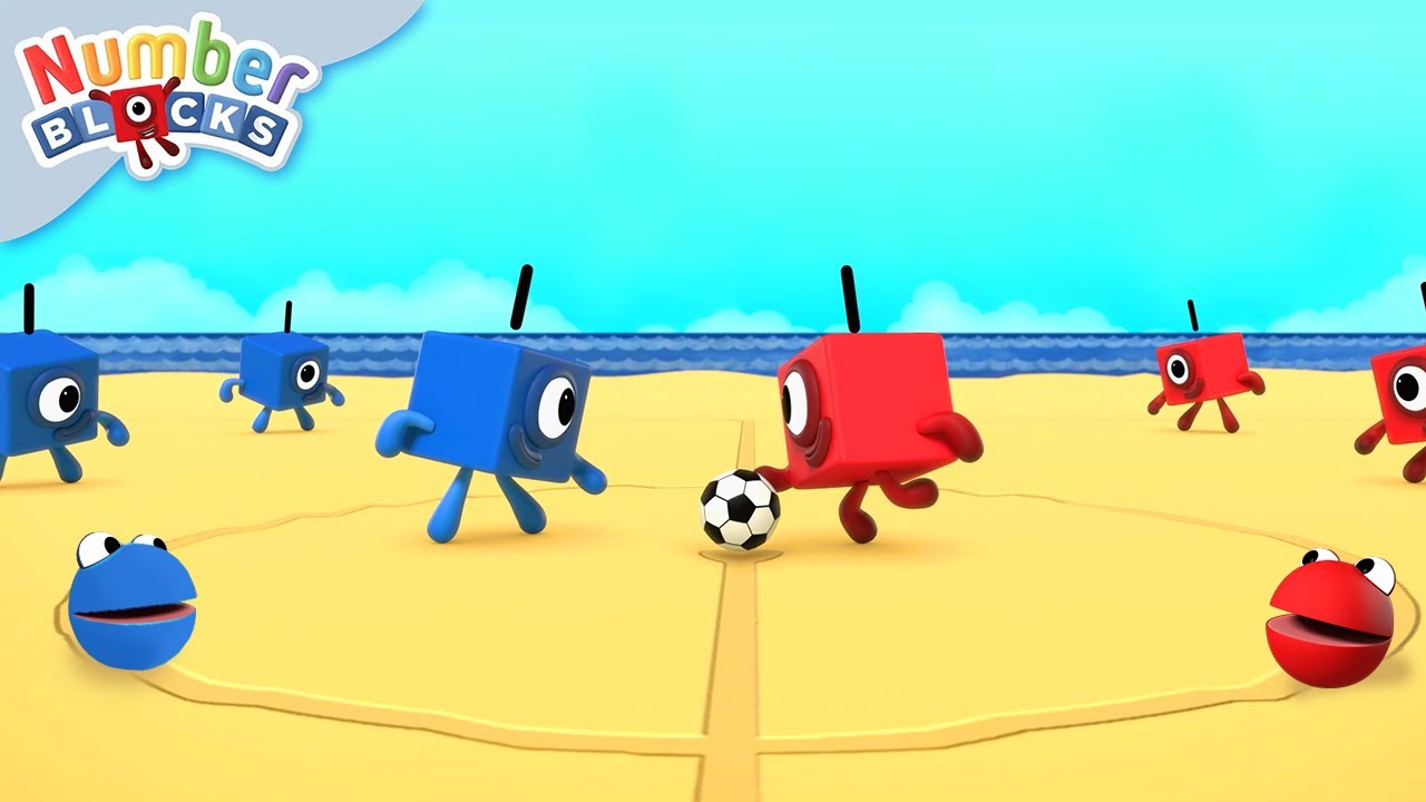 Mejores momentos de fútbol | 30 minutos de matemáticas para niños | Numberblocks en español