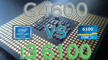 G4600 vs i3 6100 - BENCHMARKS / GAMING TESTS REVIEW AND COMPARISON / Kaby Lake vs Skylake