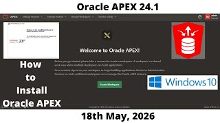 How to Install Oracle APEX 24.1 | DB 23ai Pluggable | Windows 10 | Omar Baig