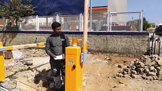 Indian Oil Installed Boom Barrier Icomsecure24 9773936763