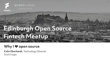 Colin Eberhardt // Why I 🖤 open source // Edinburgh Open Source Fintech Meetup