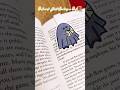 Bookmark🔖cute ghost👻 reading a book📖📕you should try #bookmark #cuteghost #tutorial  #diy #viralshort