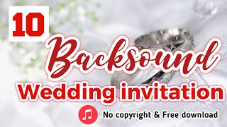 10 Backsound Wedding Invitation