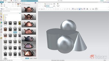 NX12 Rendering - das komplette Training DE #8 Vorschau der Materialien bei der Erstellung