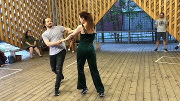 Jukka & Kristina 2021 Brazilian Zouk Demo at Annantalo