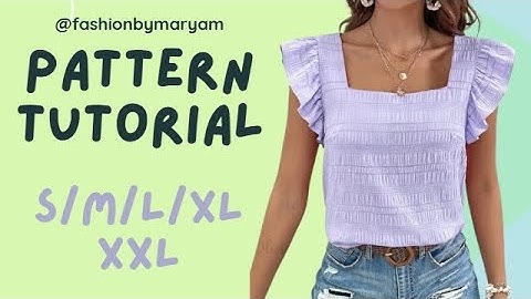 T-shirt Tutorial/ BEGINNERSFRIENDLY/ SIZE:S/M/L/XL/XXL #pattern #sewing #tutorial