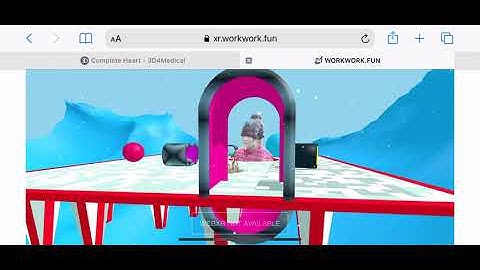 WebXR - https://xr.workwork.fun/vr/cat/ on iOS
