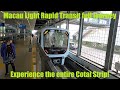 Macau Light Rapid Transit Full Journey on the Taipa Line via the Cotai Strip