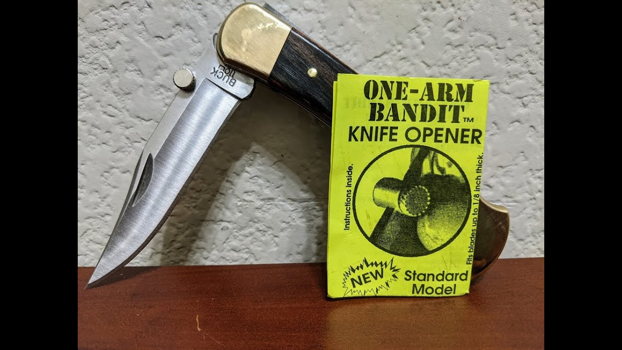 One Arm Bandit Thumb Stud For Buck 110 YouTube