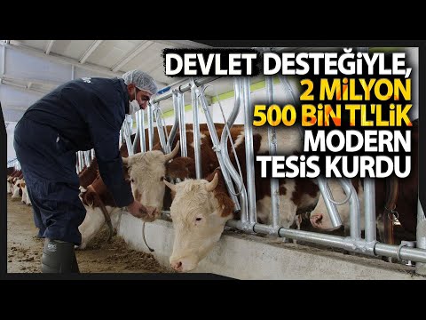 Devlet Desteğiyle, 2 Milyon 500 Bin TL'lik Modern Tesis Kurdu