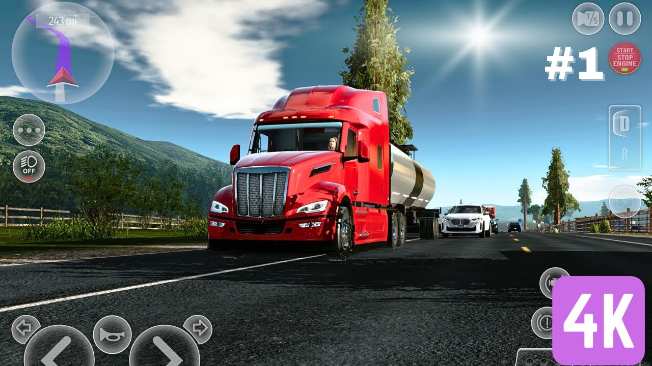 King of the Highway 🚛 | USA Truck Simulator Gameplay Part 1 | 4K Ultra Graphics