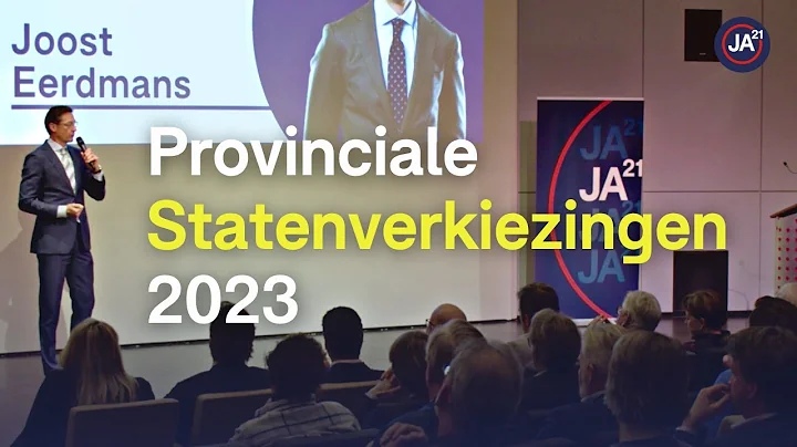 Speech Joost Eerdmans | Presentatie lijsttrekkers Provinciale Staten 2023