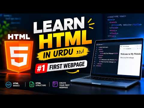 HTML Complete Course #1 | Introduction & Your First Webpage in Hindi