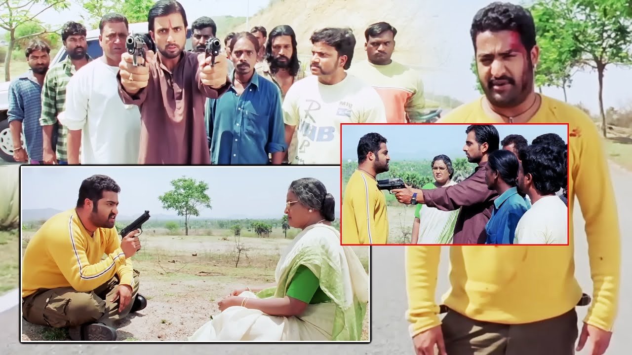 Ashok Movie Mass Warning Scene || JR NTR || Vadivukkarasi || Sonu Sood || Matinee Movies