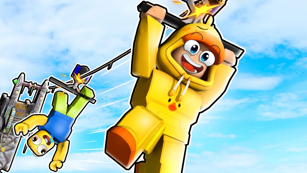 KABELBAAN OBBY vs NOOB In ROBLOX!😂