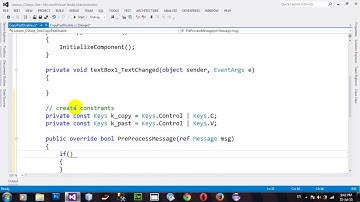 How to Disable Copy and Past ShortcutKey on Textbox in C# NET 2012