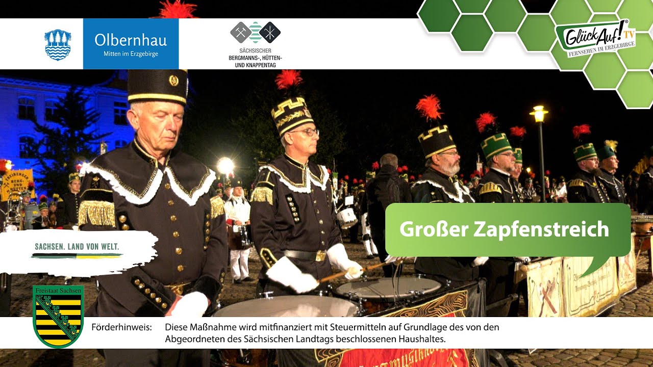 Großer Bergmännischer Zapfenstreich in Olbernhau