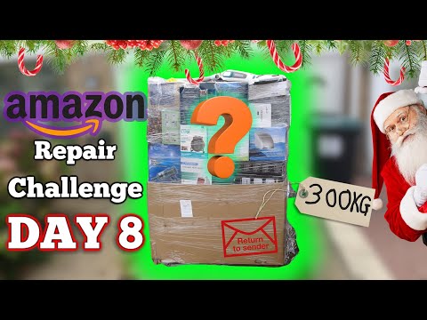 FIXING AMAZON RETURNS PALLET | DAY 8 | 2025 ADVENT Challenge