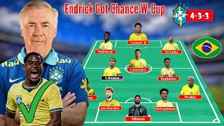 Brazil Vs Scotland World Cup Match Endrick Will Play This Match - Confirmed Carlo Ancelotti