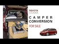 Toyota Sienna Camper Conversion - The swagger wagon boondocker on Kickstarter!