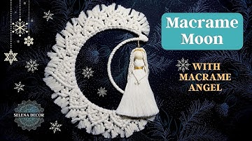 MACRAME MOON DIY | ЛУНА МАКРАМЕ | MACRAMÉ LUNA